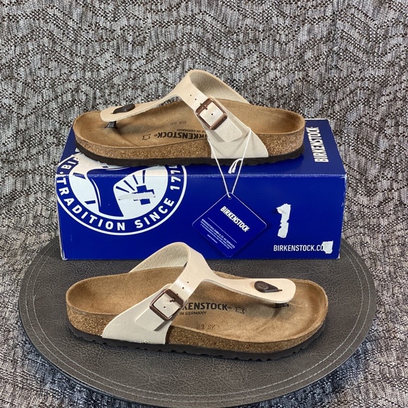 Birkenstock Gizeh Birko Flor Thong Sandal 38 - Picture 1 of 8